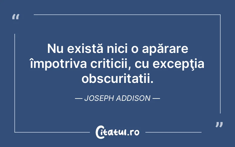 Citat Joseph Addison - citate viata