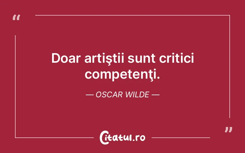 Citat Oscar Wilde - citate viata