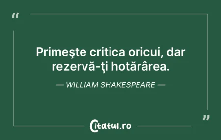 Sunt un actor al publicului, nu al criti... Sunt un actor al publicului, nu al criti...