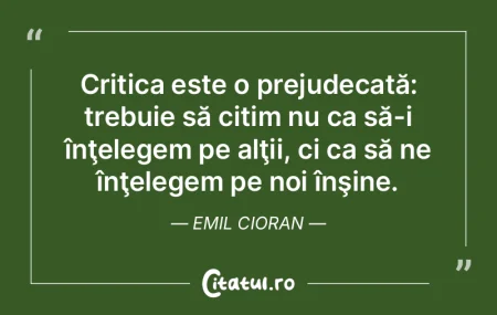 Şi somnul este o formă de critică, ma... Şi somnul este o formă de critică, ma...