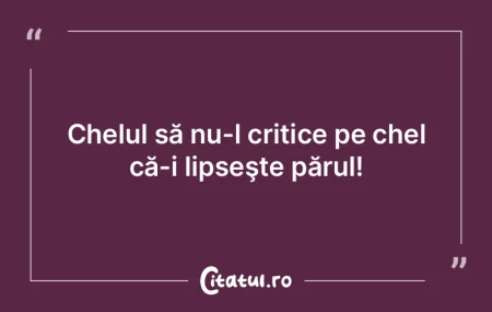 Ar trebui să acceptăm la fel de uşor ...