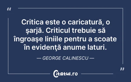 Cultivă ceea ce publicul îţi critică... Cultivă ceea ce publicul îţi critică...