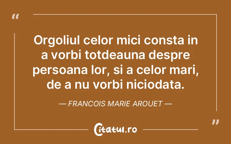 Citat Francois Marie Arouet - citate viata