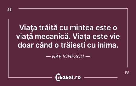 Lumina ne-a fost dată ca să vedem mai ...