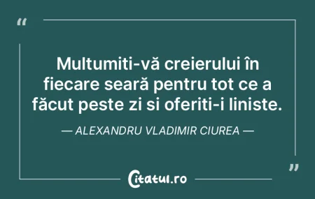Încearcă să-ți ocupi mintea cu gând... Încearcă să-ți ocupi mintea cu gând...