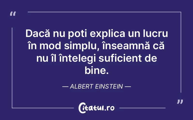 Citat Albert Einstein - citate viata