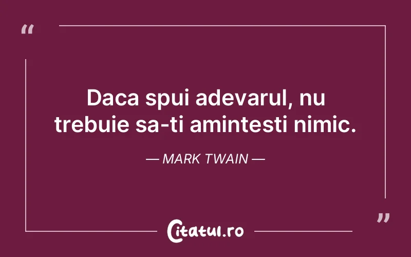 Citat Mark Twain - citate viata