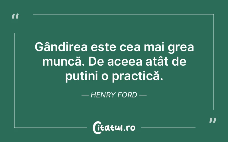 Citat Henry Ford - citate viata