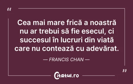 Când te găseşti în fundul prăpastie...