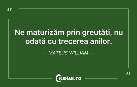 Citeste si: La ce bun regretul dacă nu şterge nimic ...