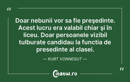 Citeste si: Este mai bine să fim disprețuiți pentru ...