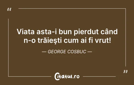 Citeste si: Construieşte în linişte viaţa pentru tin...