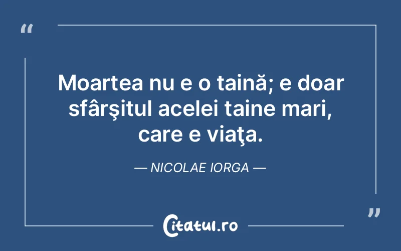 Citat Nicolae Iorga - citate viata
