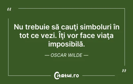 Nu trebuie să cauţi simboluri în tot ...