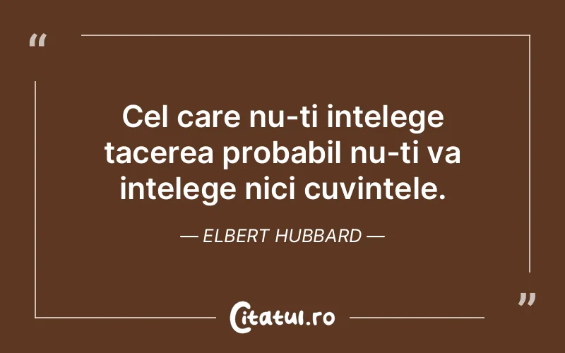 Citat Elbert Hubbard - citate viata