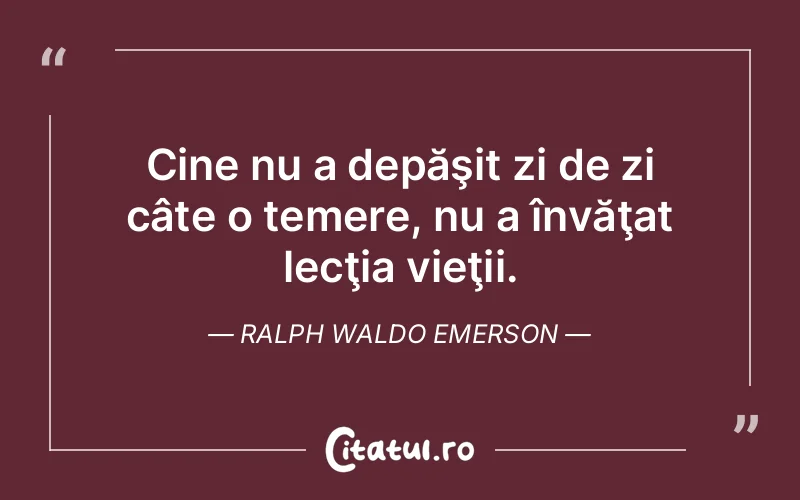Citat Ralph Waldo Emerson - citate viata