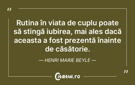 Rutina în viața de cuplu poate să sti... Rutina în viața de cuplu poate să sti...
