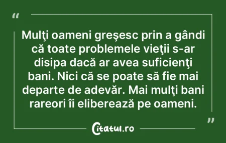 Mulţi oameni greşesc prin a gândi că... Mulţi oameni greşesc prin a gândi că...