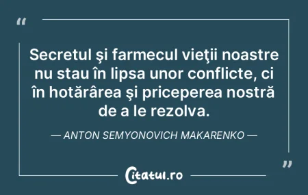 Secretul şi farmecul vieţii noastre nu... Secretul şi farmecul vieţii noastre nu...