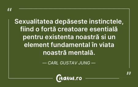 Sexualitatea depășește instinctele, f...