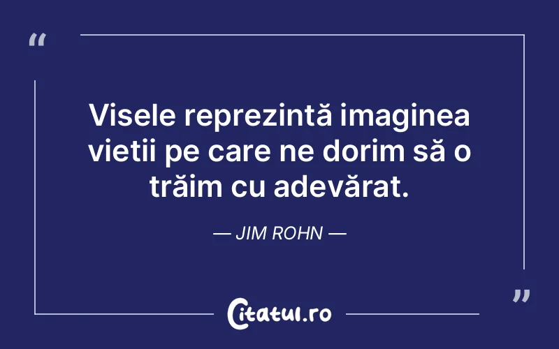 Citat Jim Rohn - citate viata
