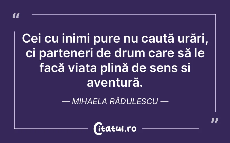 Citat Mihaela Rădulescu - citate viata