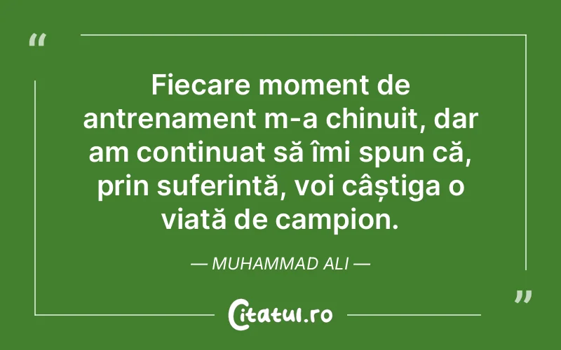 Citat Muhammad Ali - citate viata