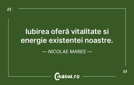 Iubirea oferă vitalitate și energie ex...