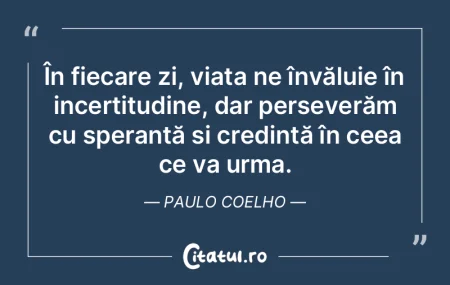 În fiecare zi, viața ne învăluie în... În fiecare zi, viața ne învăluie în...