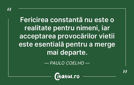 Fericirea constantă nu este o realitate... Fericirea constantă nu este o realitate...