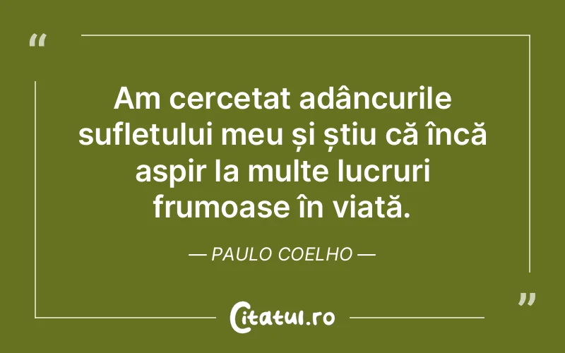 Citat Paulo Coelho - citate viata