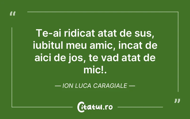 Citat Ion Luca Caragiale - citate viata