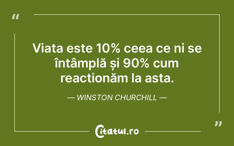 Citat Winston Churchill - citate viata