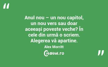 Vom deschide o carte nouă. Paginile ei vor fi albe. Cuvintele noi le vom scrie. Titlul cărții este ” Oportunitate”, iar primul ei capitol este ziua Anului Nou. Edyth Lovejoy Pierce...