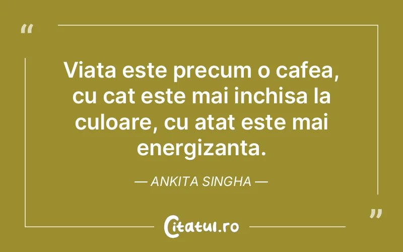 Citat Ankita Singha - citate viata