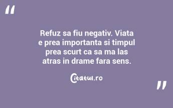 Timpul este o valoare de sentiment: pentru unii trece prea repede, pentru altii prea incet. George Calinescu...