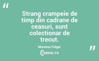 Intr-o zi am ajuns la capatul rabdarii si am ramas surprins cat de inselator este timpul. Ionut Caragea...