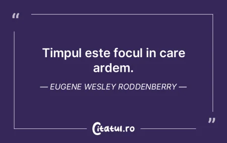 Timpul este medicul obisnuit al tuturor ...