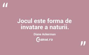 Jocul este esential pentru dezvoltarea umana, fiind modul prin care descoperim lumea si ne construim identitatea. Lev Vygotsky...