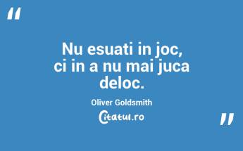 Cand joci jocul, joci pentru a castiga, dar te joci si pentru bucuria jocului in sine. Gary Gygax...