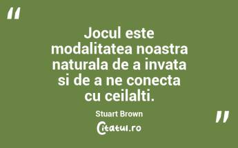 Jocul este esential pentru dezvoltarea umana si pentru explorarea sinelui. Lev Vygotsky...