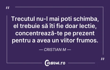 Viața ta este mai mult decât un șir d...