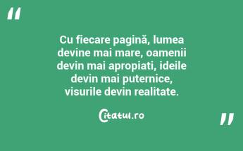 Mai bine nu te uiți înapoi. Așa e mai ușor să mergi înainte. Margareta Atwood...