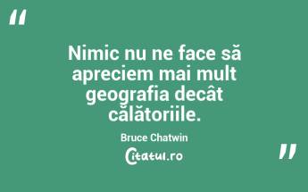 Cunoașterea geografică este cheia înțelegerii lumii. Halford Mackinder...