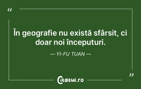 Natura modelează omul, iar omul modelea...