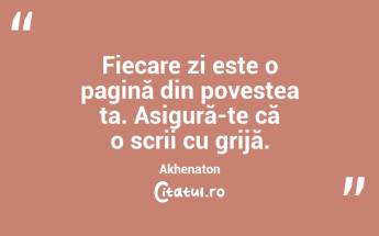 Nu ești definit de greșelile tale, ci de modul în care înveți din ele. Akhenaton...