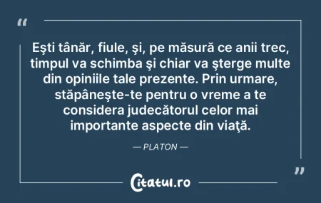 O bună jumătate din arta de a trăi es...