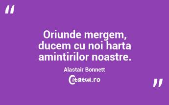 Explorarea este un act de curaj împotriva rutinei. Alastair Bonnett...
