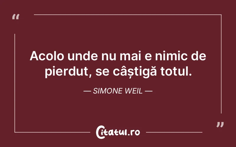 Citat Simone Weil - citate viata