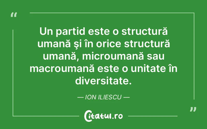 Citat Ion Iliescu - citate viata